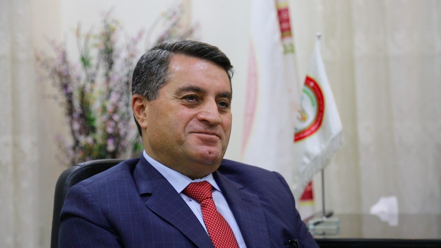 Abdulkarim Omar, co-chair of Foreign Affairs for the Democratic Self-Administration of North Syria.