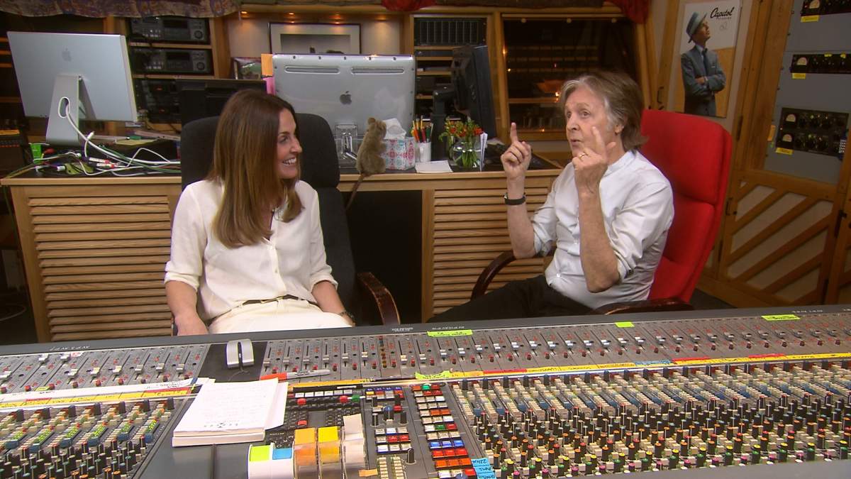 Sharyn Alfonsi’s 60 Minutes interview with Paul McCartney aired Sept. 30, 2018, on the CBS Television Network.
