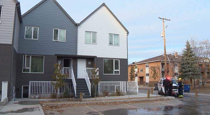The Saskatoon Fire Department said the body of a woman was found in a basement suite at the scene of a fire.