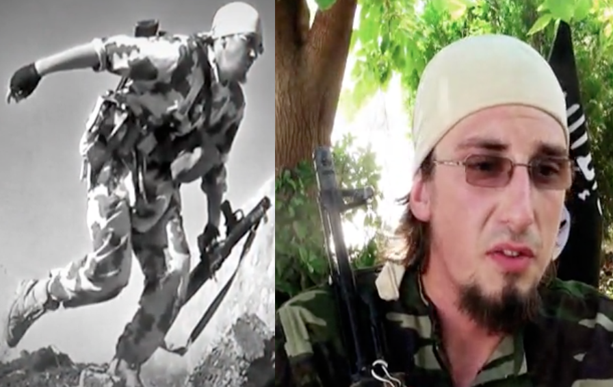Andre Poulin was raised in Ontario before leaving travelling to Syria in 2012 to join the extremist militants of the Islamic State. (Screenshot/SITE)