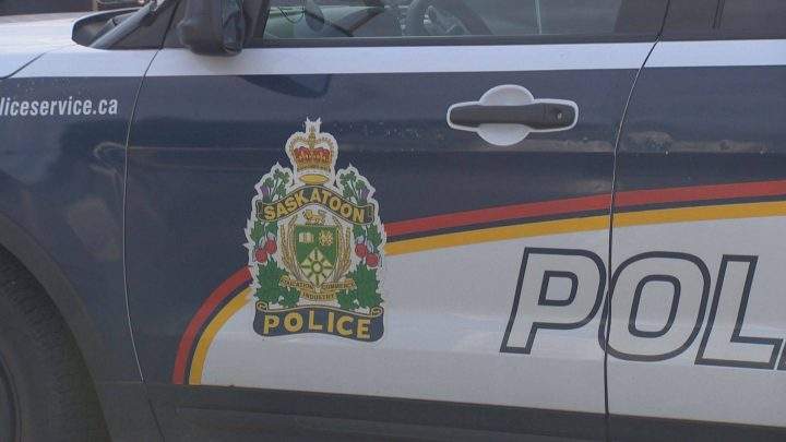 A side shot of a Saskatoon police patrol vehicle.