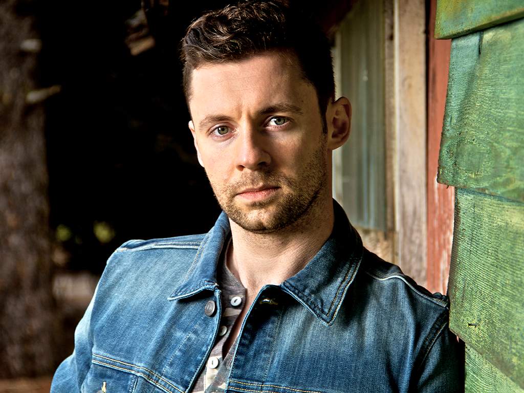 Canadian country musician, Shawn Austin, poses for a shoot.