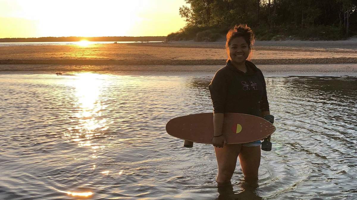 Robin Pacquing has been surfing in Canada for decades. While she didn't see herself reflecting in the sport growing up, she says the face of surfing has changed. 
