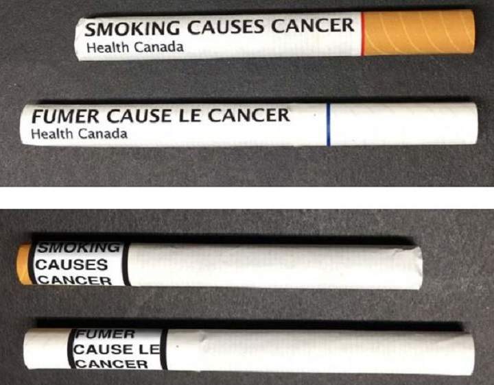 Health Canada is proposing putting a warning on individual cigarettes. 