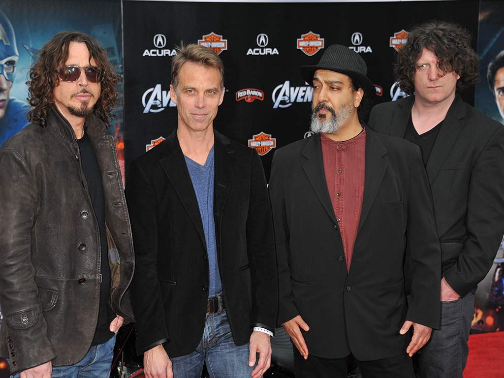 Soundgarden arrive at the world premiere of The Avengers held at the El Capitan Theater in Hollywood. 