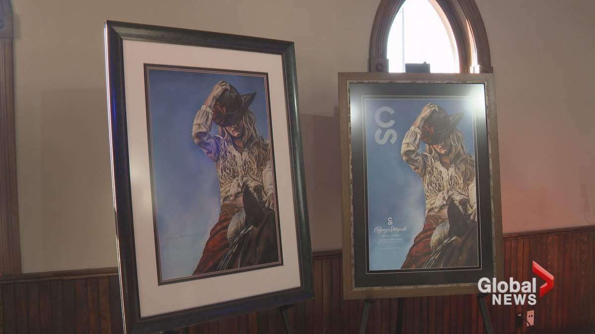 The 2019 Calgary Stampede poster salutes women in western culture. 
