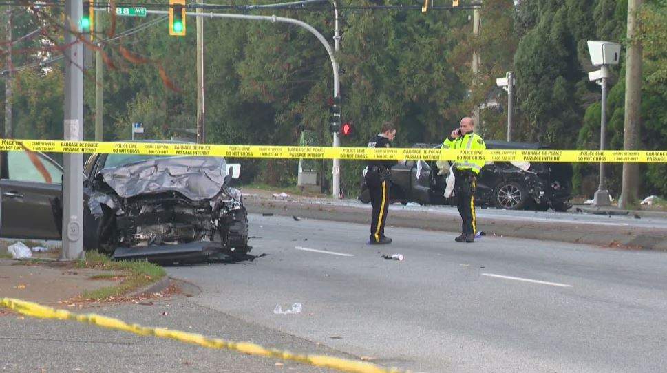 The crash happened just after 4 a.m on Sunday. 