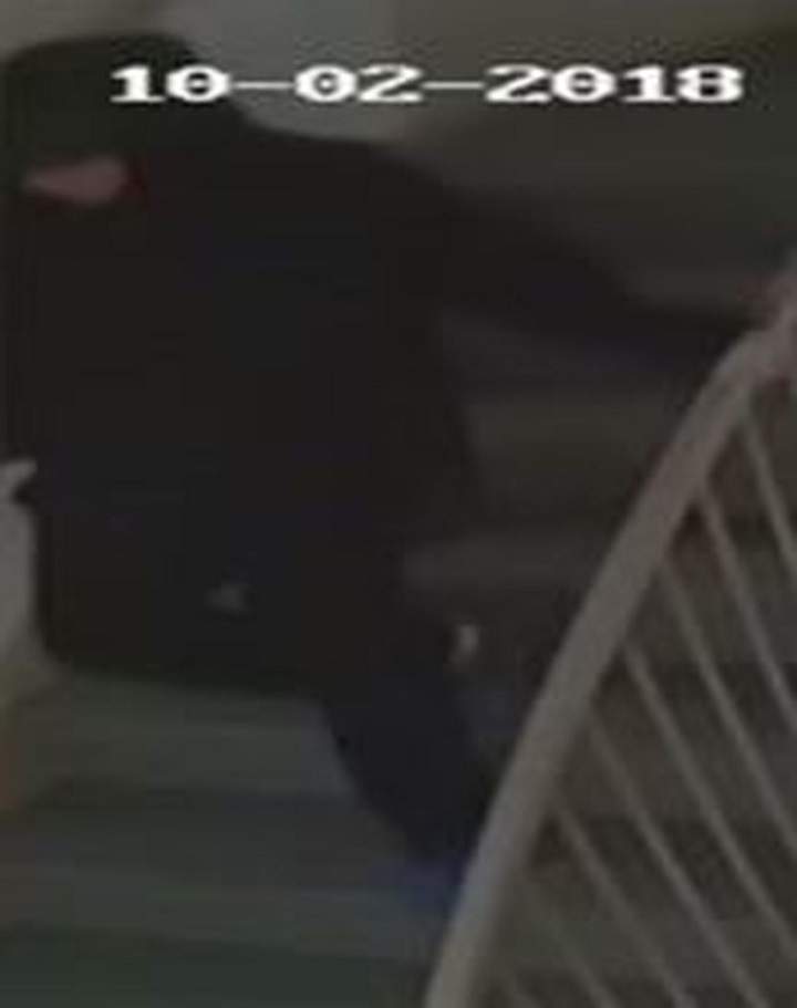 Police also released this security image of the suspect.