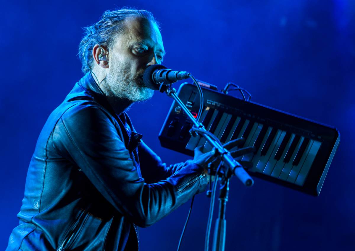 Thom Yorke of Radiohead performs during 2016 Lollapalooza Day Two at Grant Park on July 29, 2016 in Chicago, Ill.