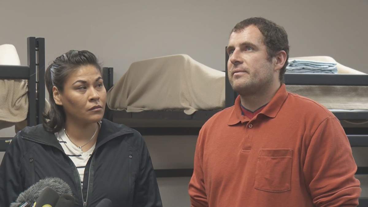 Jackie Myerion and Jesse Kirkpatrick found thesmselves living in a tent in CRAB park with their two kids this summer, after being evicted from their Surrey basement suite.