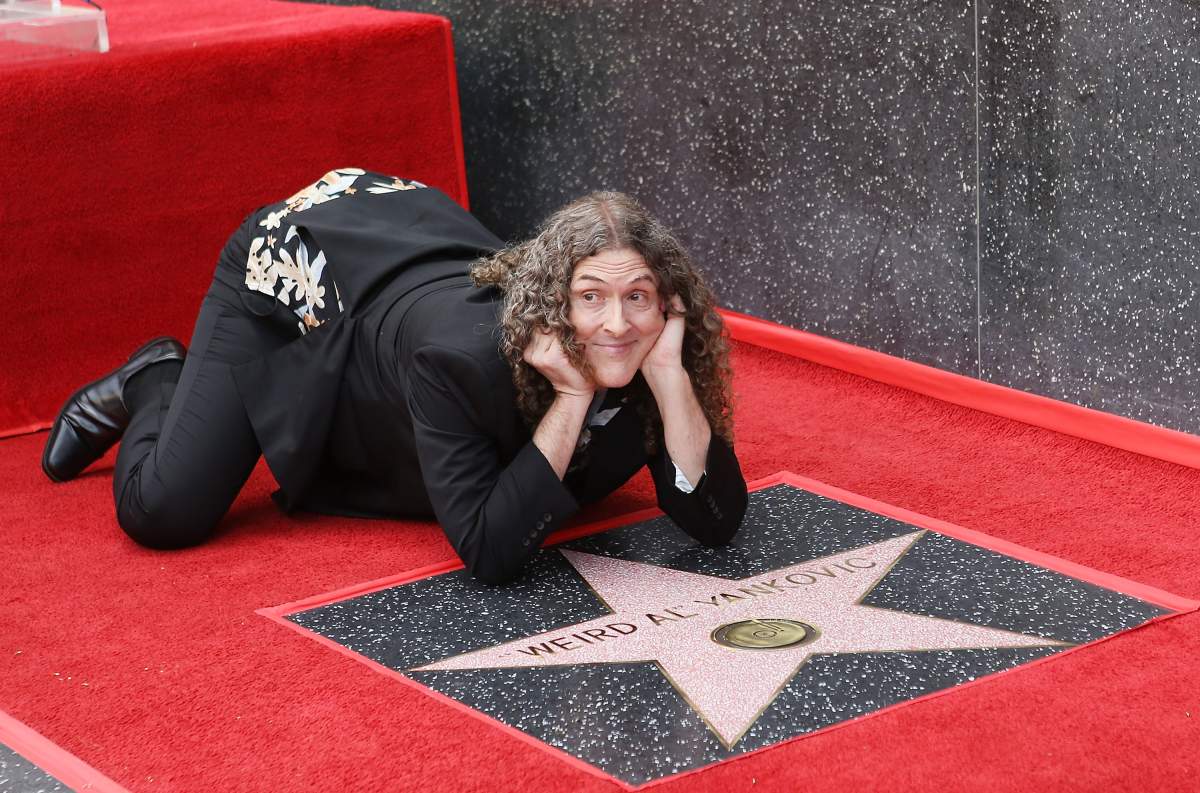‘Weird Al’ Yankovic attends the ceremony honoring him with a Star on The Hollywod Walk of Fame held on Aug. 27, 2018 in Hollywood, Calif.