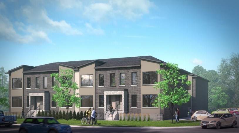 A numbered Ontario company wants to build two townhouses on Windermere Road, east of Richmond Street. 