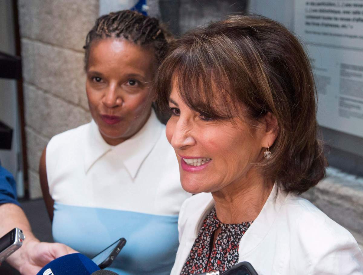 Tamara Thermitus, left, has stepped down as president of the Commission des droits de la personne et des droits de la jeunesse.