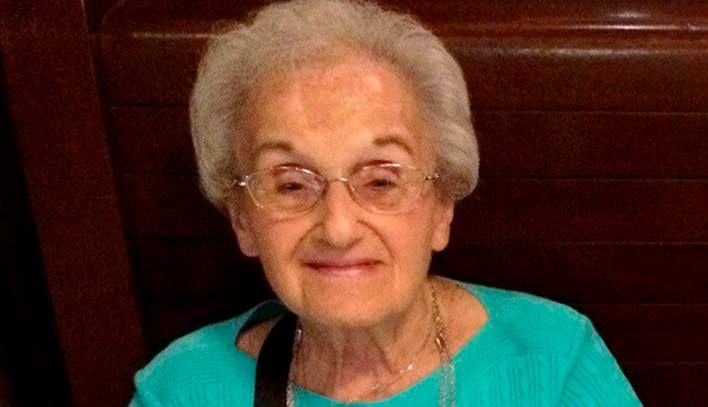 This undated family photo provided by the University of Pittsburgh Medical Center (UPMC) shows Rose Mallinger, 97, who was one of the people killed on Oct. 27, 2018, at Pittsburgh’s Tree of Life synagogue.