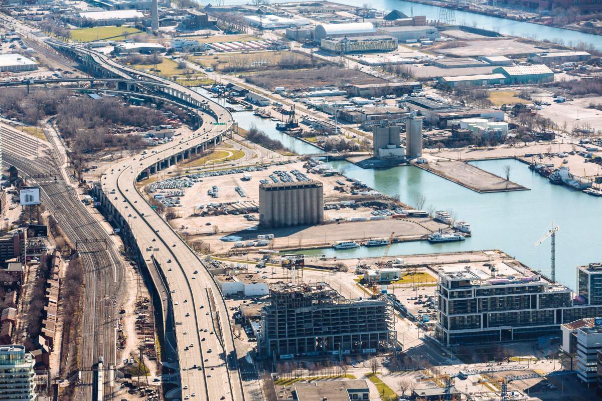 Toronto's Eastern Waterfront is seen in this undated handout photo. 