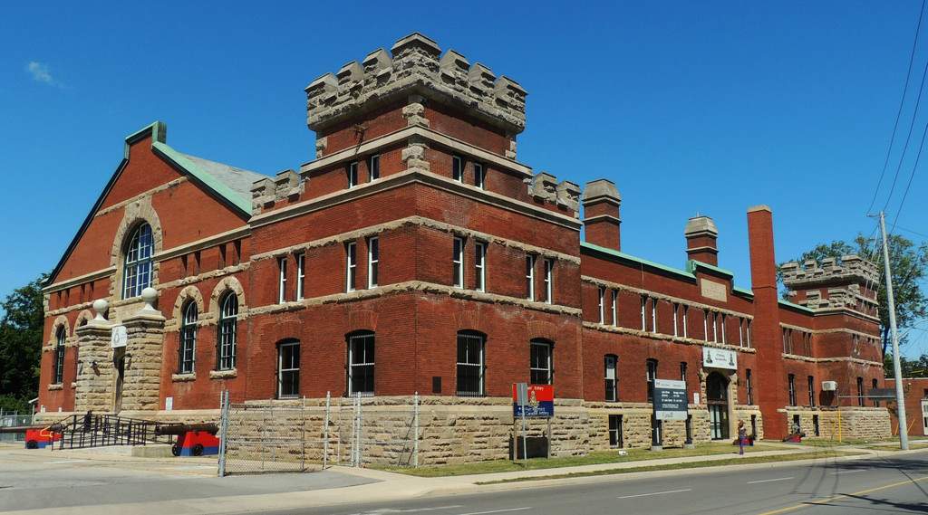 Police say a suspicious package was discovered at the Lake Street Armoury. 