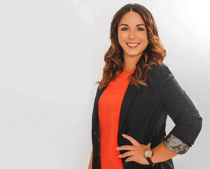 Kelsey Santarossa, recently elected councillor of Lakeshore, Ont.
