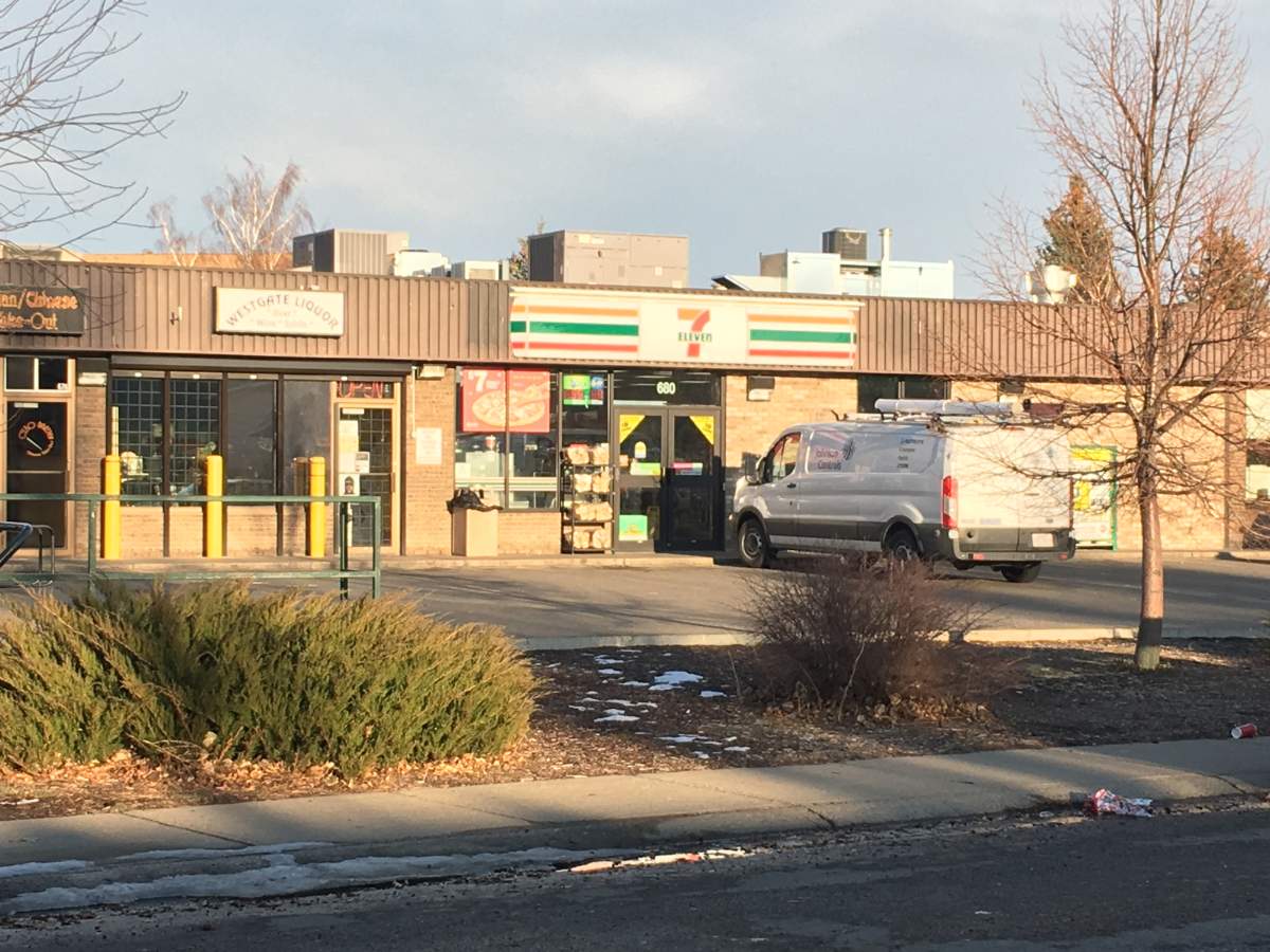 A man is facing charges following an incident at a 7-Eleven store in west Lethbridge on Monday.