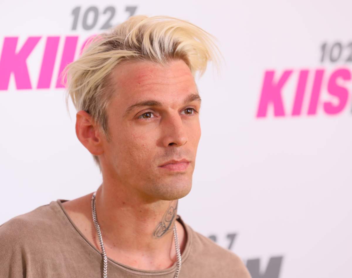 Aaron Carter attends the 'Wango Tango' on May 13, 2017, in Carson, Calif.