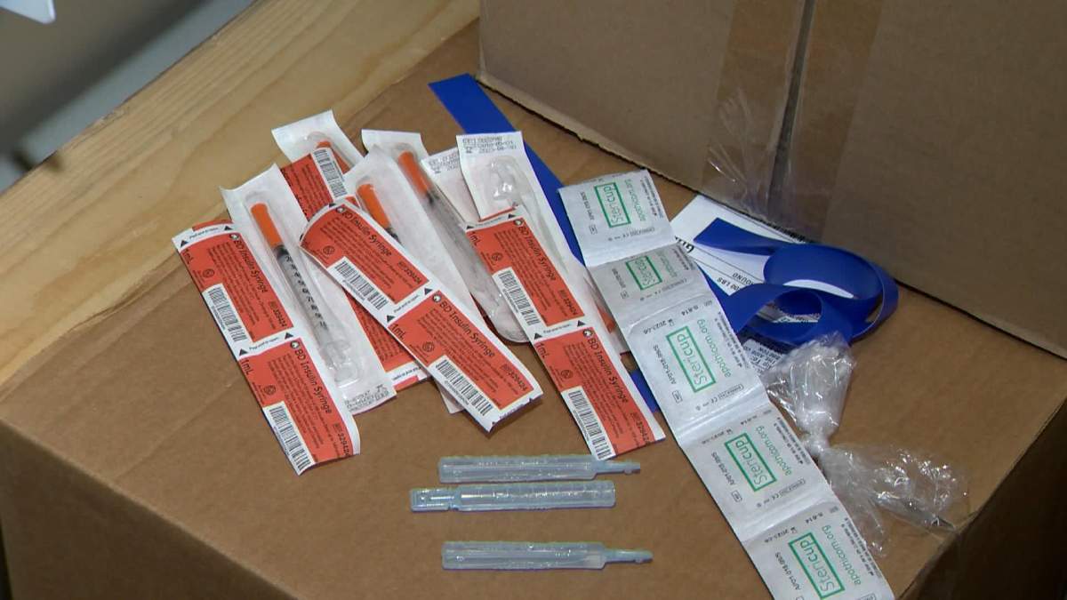 These harm reduction supplies are provided to people to help reduce the spread of potentially life-threatening diseases.