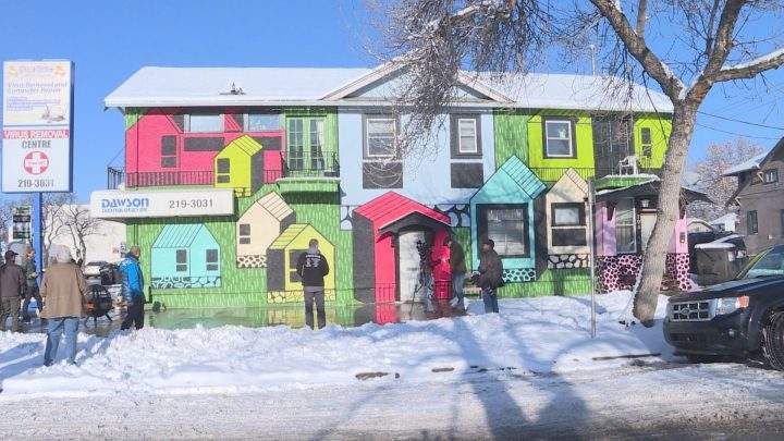 Calgary’s first augmented reality public mural launched in Crescent Heights on Saturday.