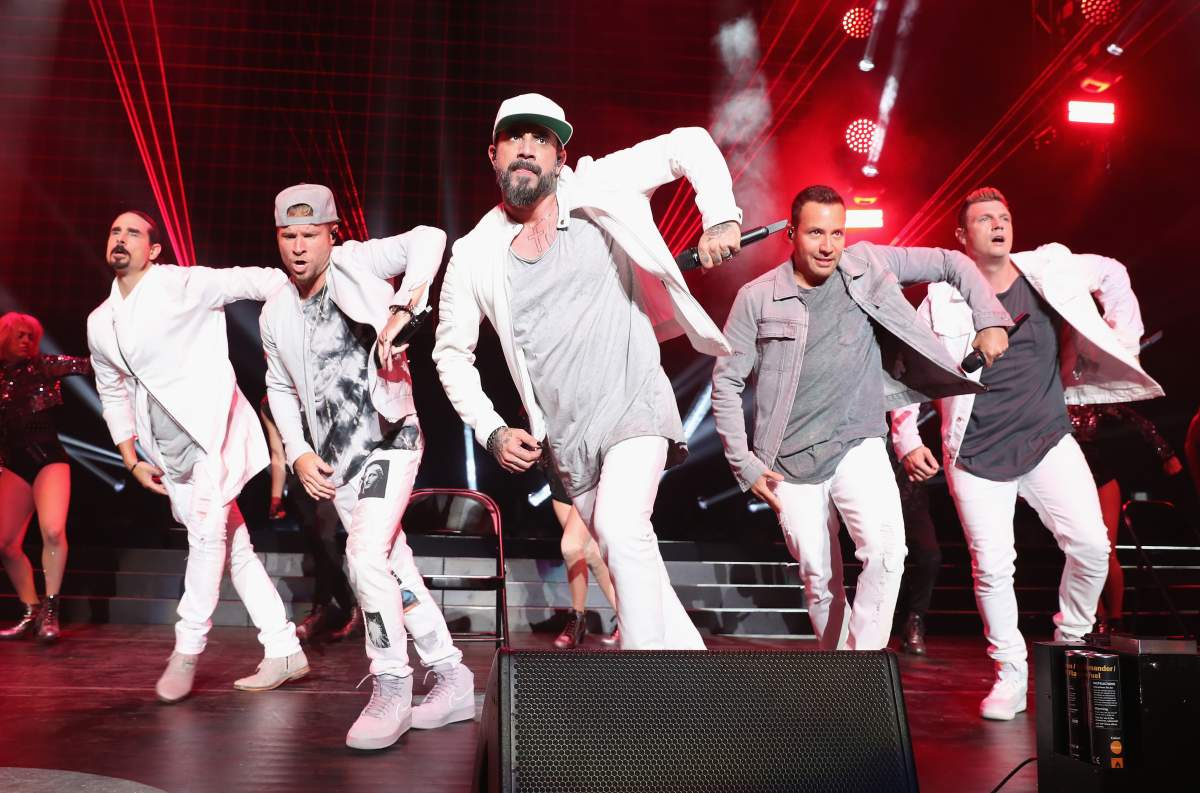 Backstreet Boys perform onstage during 2018 BLI Summer Jam at Northwell Health at Jones Beach Theater on June 15, 2018 in Wantagh, N.Y.
