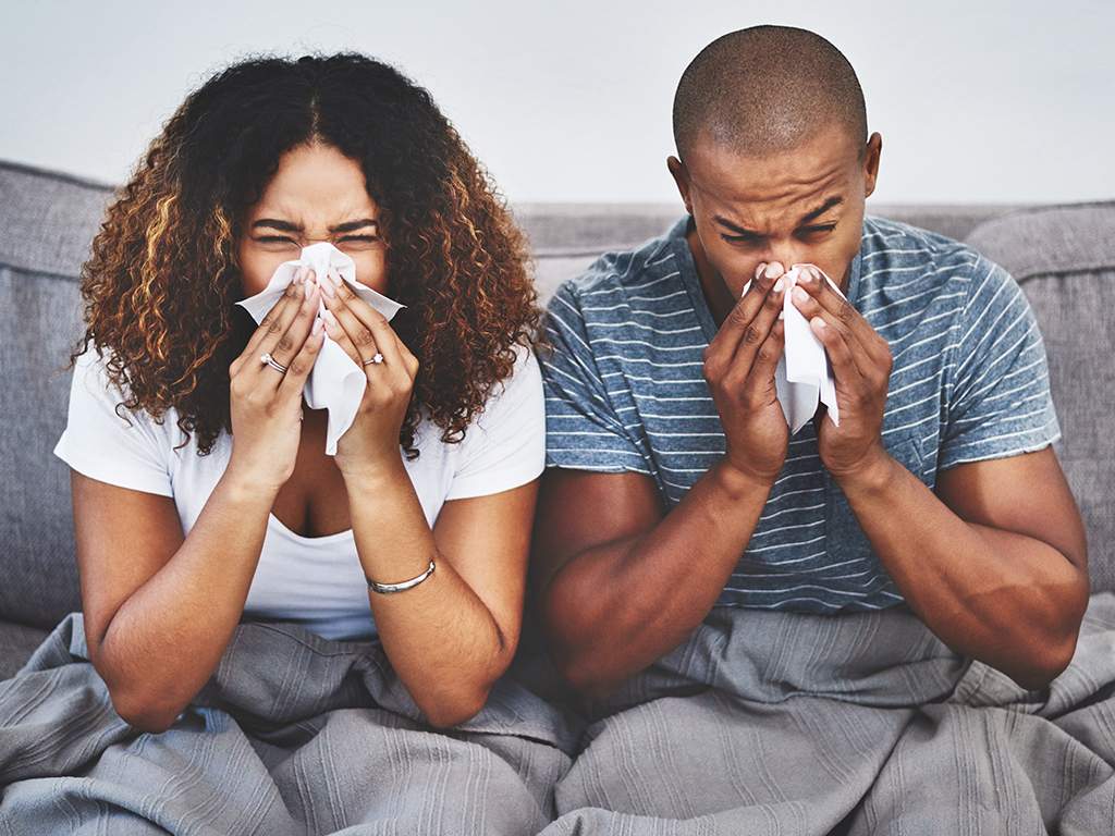 Blowing your nose too hard can force pressure into your ears, a doctor warns. 