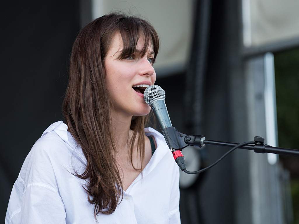 Charlotte Cardin performs live on stage during Austin City Limits Festival at Zilker Park on Oct. 8, 2017, in Austin, Texas. 