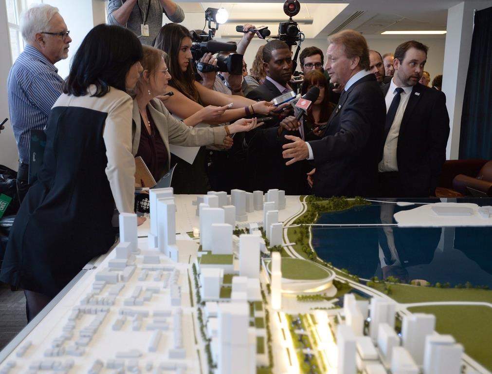 The National Capital Commission, which controls the land at LeBreton Flats, said on Thursday the Senators-backed RendezVous LeBreton Group advised the NCC that it had not been able to resolve internal partnership issues on Nov. 8, 2018.