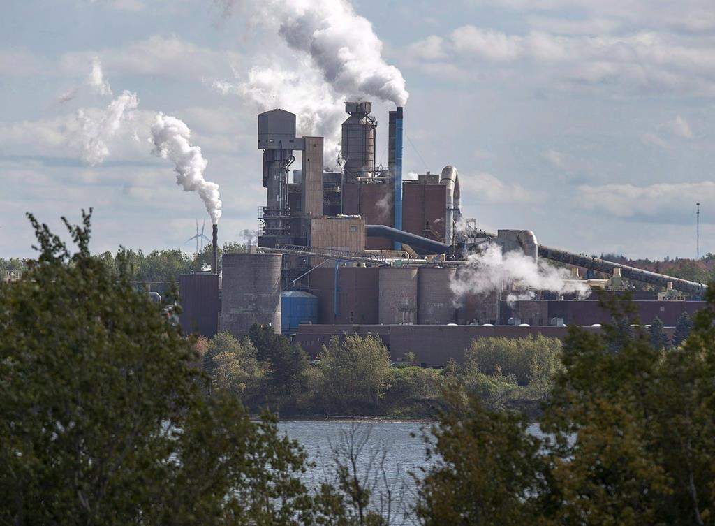 The Northern Pulp Nova Scotia Corporation mill is seen in Abercrombie, N.S. on Wednesday, Oct. 11, 2017. A controversial pulp mill in northern Nova Scotia is facing delays with a new wastewater treatment system, making it unlikely the mill will meet the provincial deadline of January 2020. THE CANADIAN PRESS/Andrew Vaughan