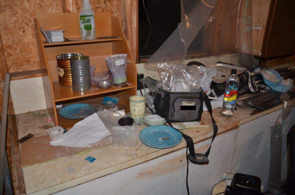 RCMP discovered the cocaine cutting station at a residence in the Rural Municipality of Headingly.
