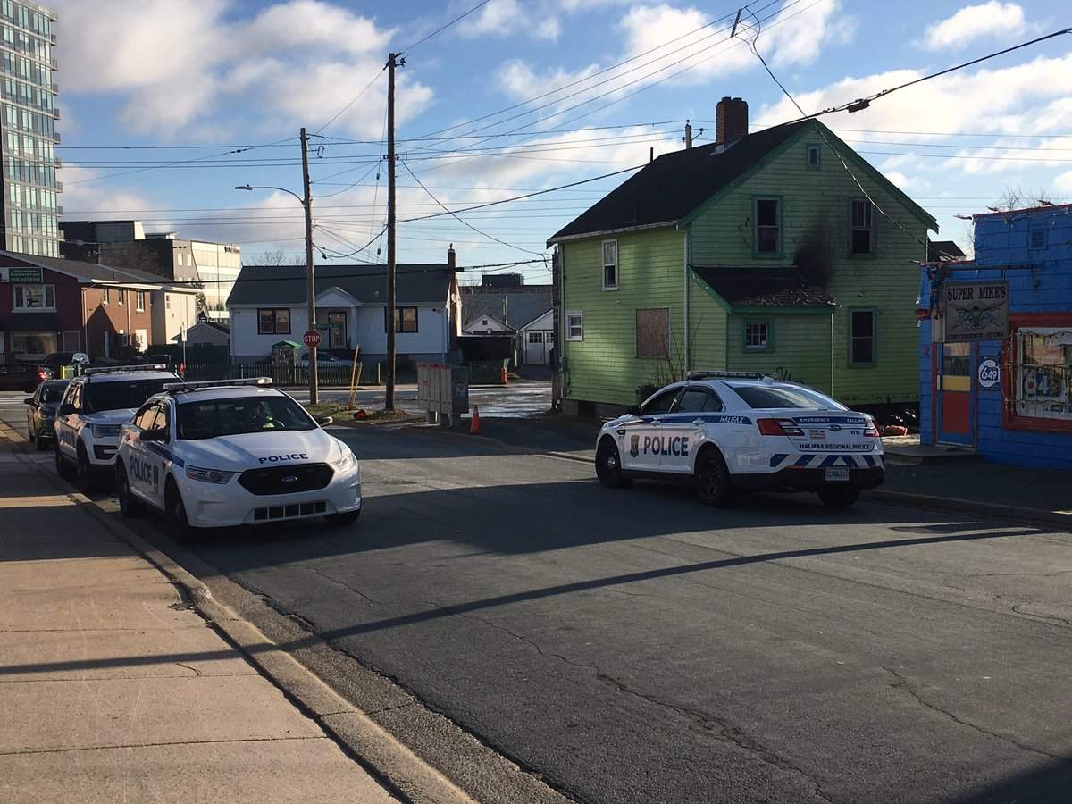 Fire broke out at a cannabis dispensary on Dutch Village Road Friday morning.