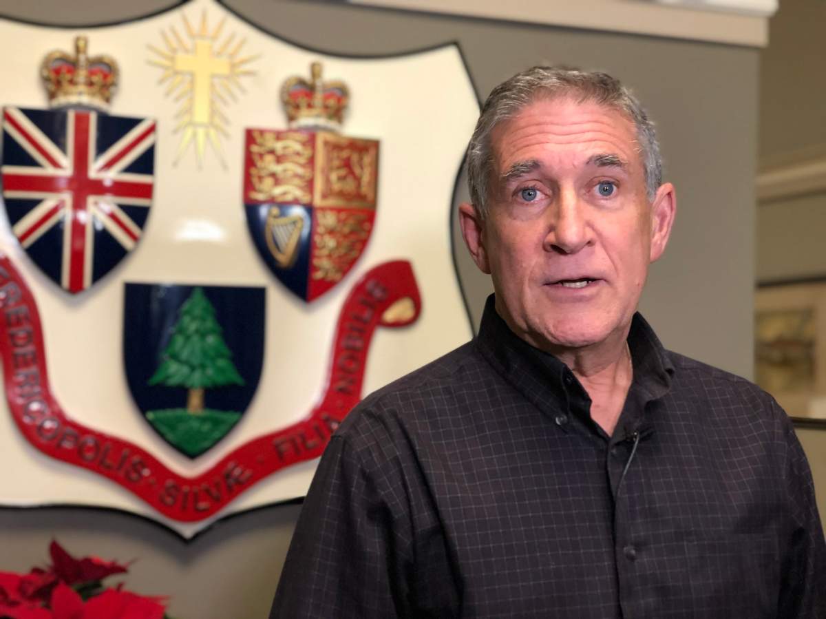 Fredericton Mayor Mike O'Brien said the shelter has to follow zoning and municipal laws, on Nov. 29, 2018. 