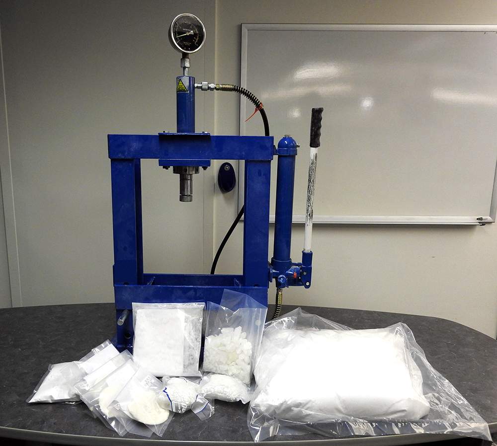 Edmonton police seized $127,000 worth of drugs and $9,300 cash from two south side properties on Oct. 25, 2018.
