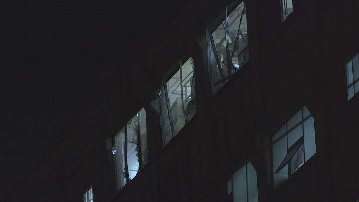 Fire crews were called to 4000 block of Bonnybrook Rd S.E. after an explosion at a commercial building just before 7 p.m. There was minor damage to the top floor.