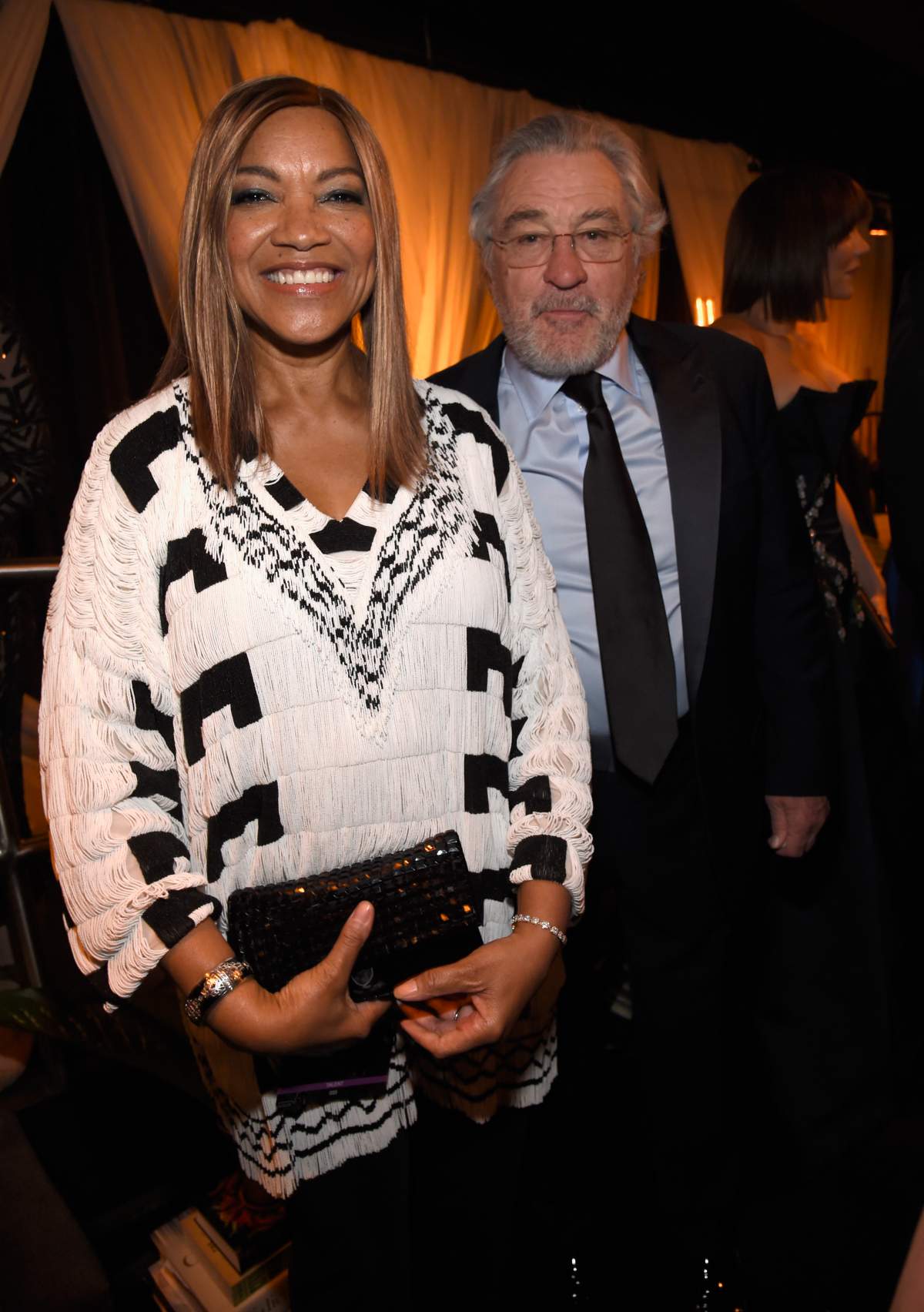 NEW YORK, NY – JUNE 10: Grace Hightower and Robert De Niro pose backstage during the 72nd Annual Tony Awards at Radio City Music Hall on June 10, 2018 in New York City. (Photo by Kevin Mazur/Getty Images for Tony Awards Productions)