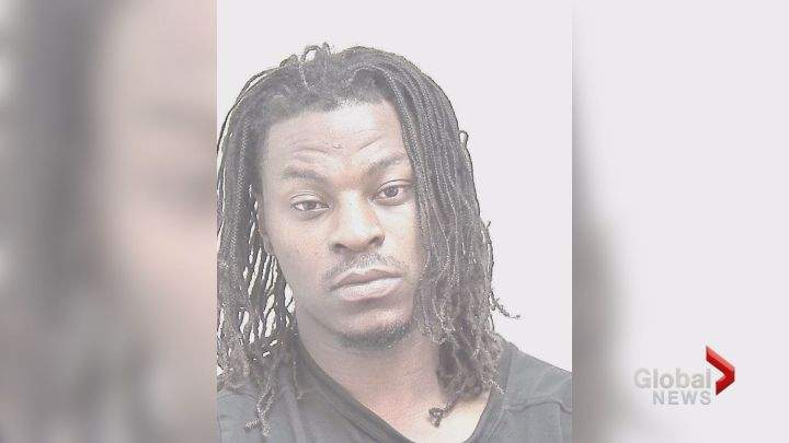 Cordelius Terry Jackson Harrison is wanted on a Canada-wide warrant in relation to a homicide in downtown Calgary on Saturday. 