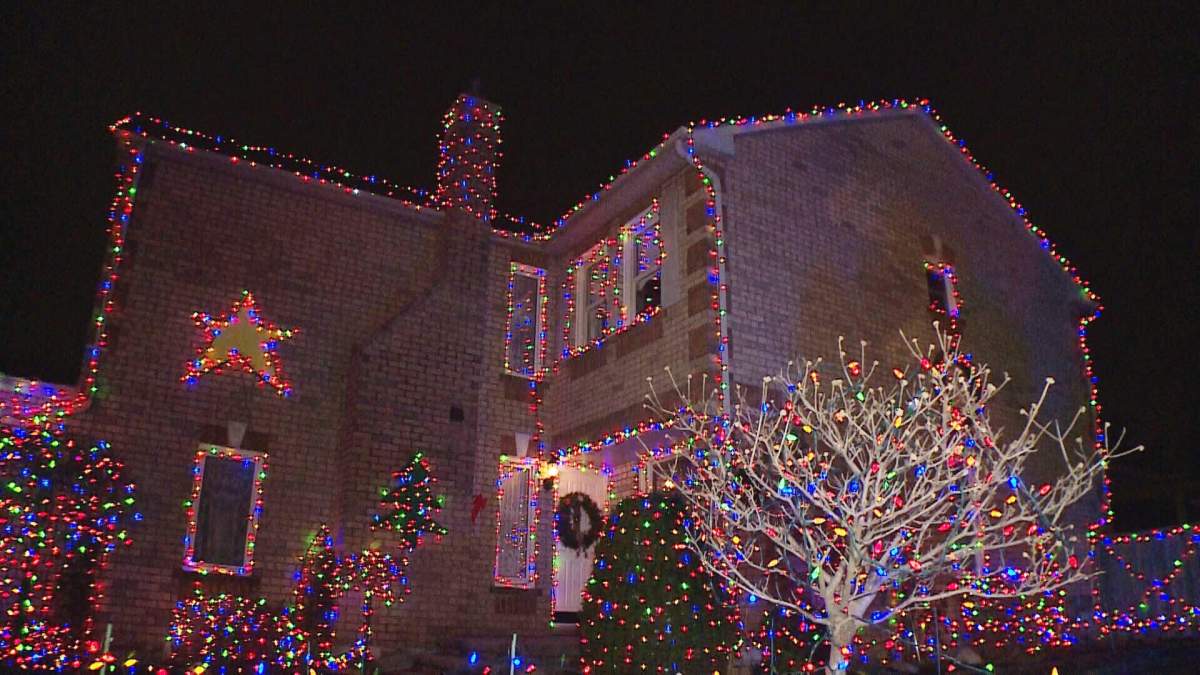 Barb and Harry Piwerka have strung thousands of lights at their home on Fencerow Drive, and they're encouraging those who visit it to bring donations for the animals at the Humane Society. 