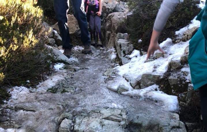With some local trails now caked in ice, North Shore Rescue is reminding anyone headed into the mountains to ensure they are prepared. 