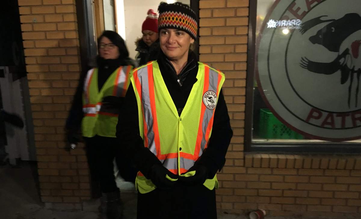 Governor General Julie Payette getting ready for patrol.