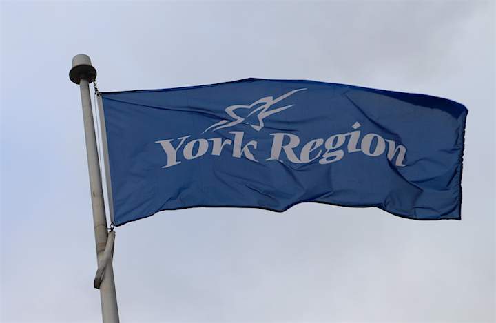 File photo of a York Region flag.