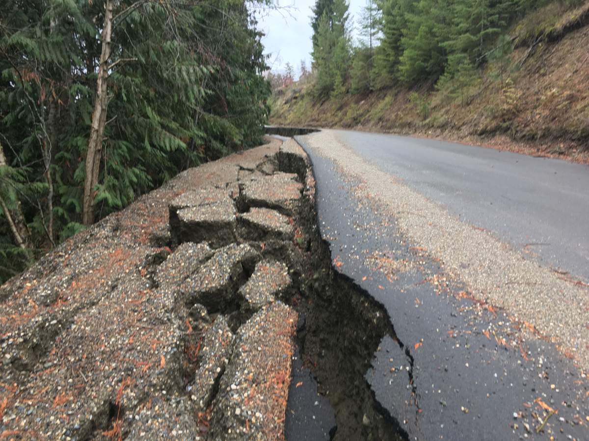 Kault Hill Road was damaged in the spring of 2018 and has yet to be fixed.