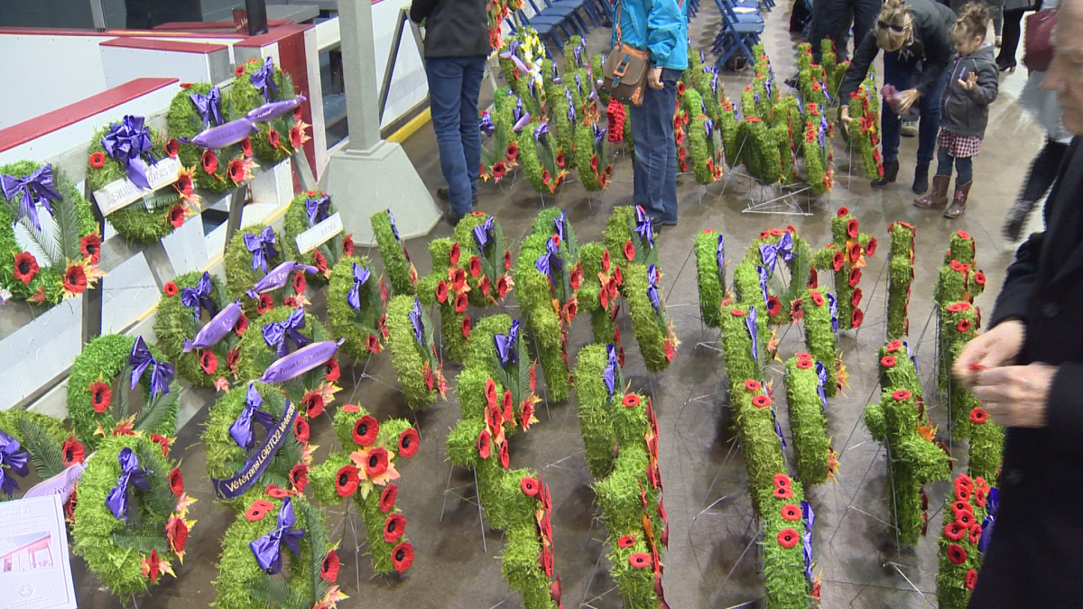 Many wreaths were laid by veterans, dignitaries and the rest of the community as part of the ceremony