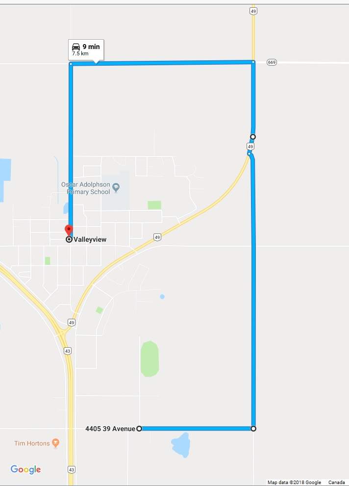 The suspects are believed to have stolen a front end loader from a local business, drove in a 7.5-kilometre loop around Valleyview, Alta., and then smashed it into the back of the Scotiabank on the morning of Friday, Nov, 9.