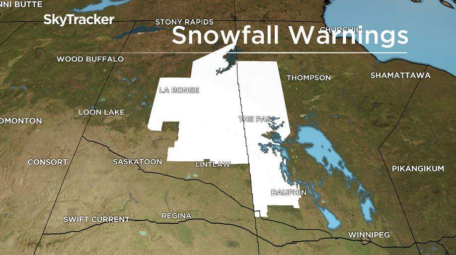 Snowfall warnings November 5, 2018.
