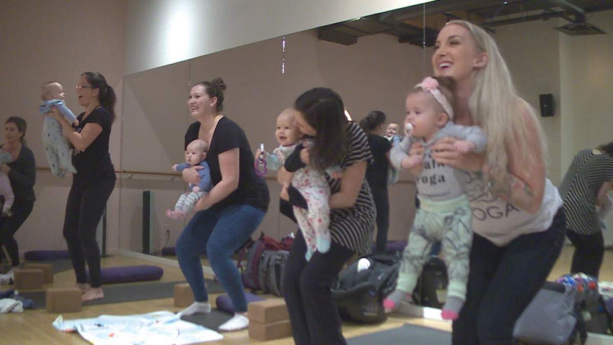 Moga was stated in Kelowna three years ago. It offers yoga for moms and their babies and provides a network of moms.
