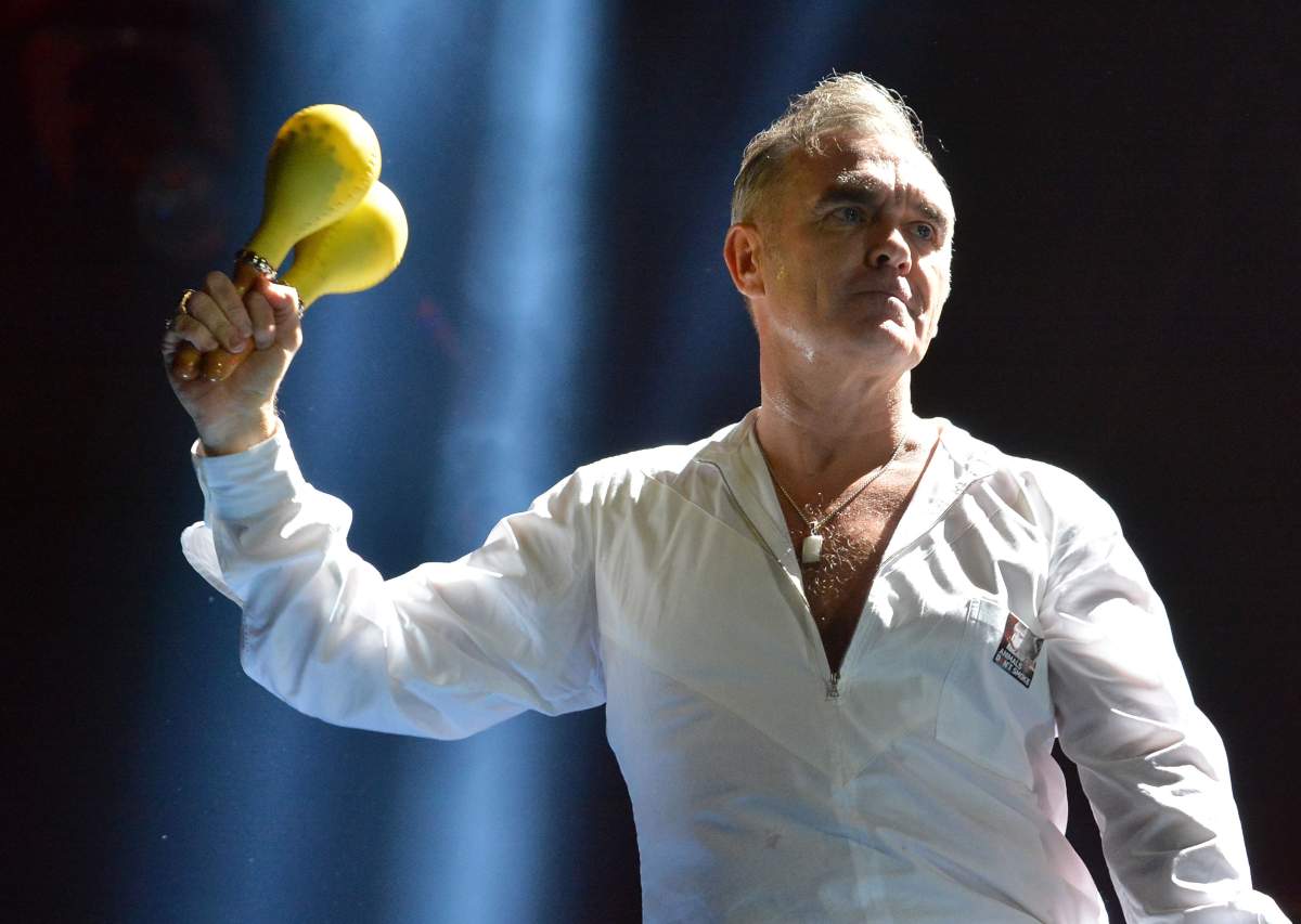 Morrissey performs live on stage at 02 Arena on Nov. 29, 2014, in London, England.