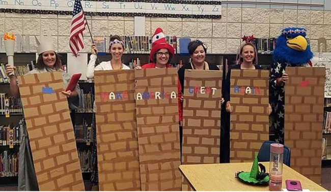 A since-deleted photo posted to the Facebook page of the Middleton School District.