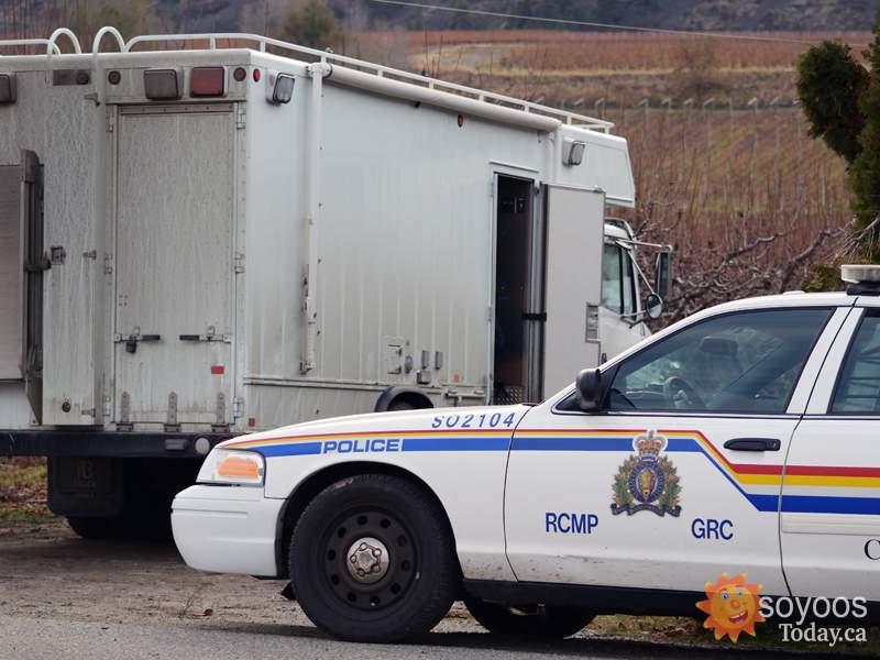 An explosive disposal unit from the Lower Mainland travelled to the Okanagan to remove the improved explosive device.