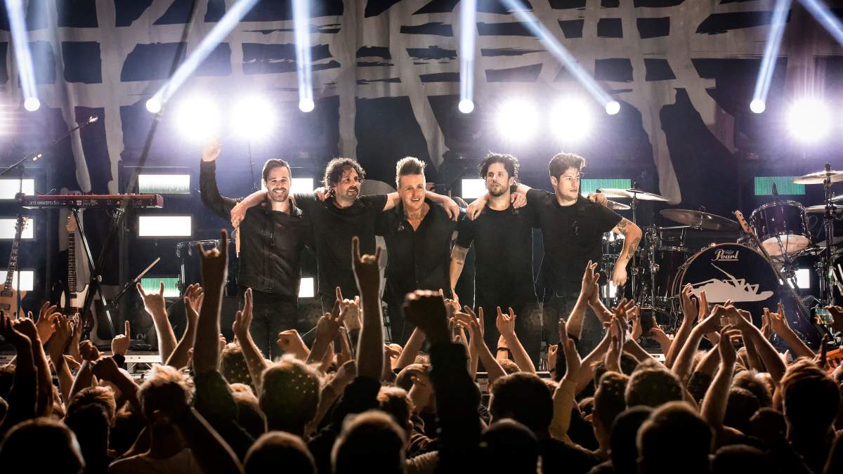 Papa Roach performs a concert at Rockefeller in Oslo, Norway on Oct. 23, 2017.